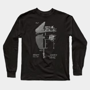 coal mining machine Vintage Patent Drawing Long Sleeve T-Shirt